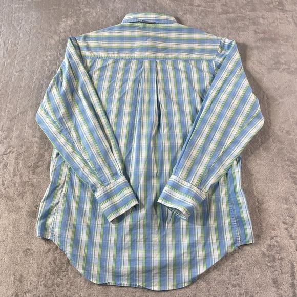 Wrangler Shirt Mens Large Blue Competition Snap Western‎ Cowboy Ranch Workwear - Picture 8 of 9